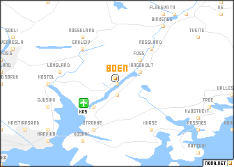 map of Boen