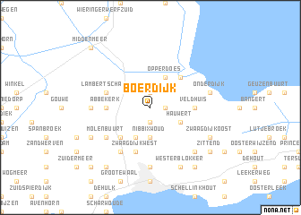 map of Boerdijk