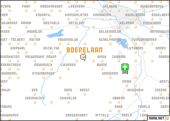 map of Boerelaan