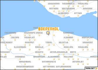 map of Boerenhol