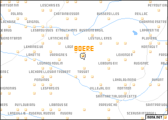 map of Boëre