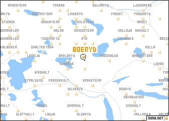 map of Boeryd