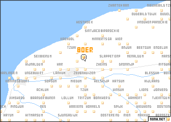 map of Boer