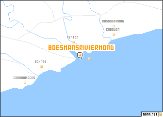 map of Boesmansriviermond