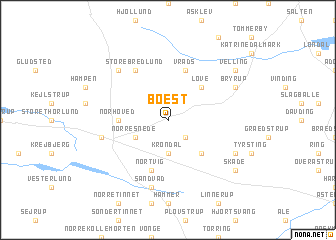 map of Boest