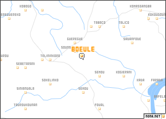 map of Boeulé