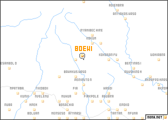 map of Boewi