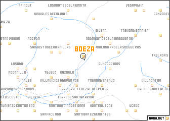 map of Boeza