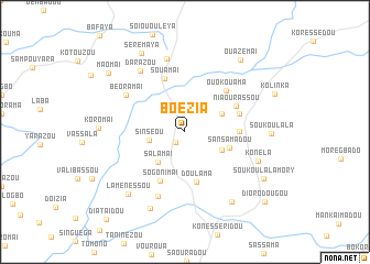 map of Boézia