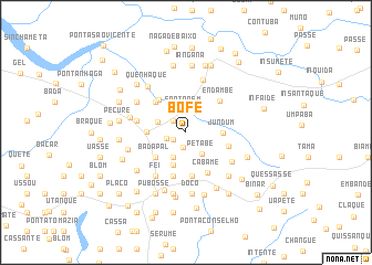 map of Bôfe