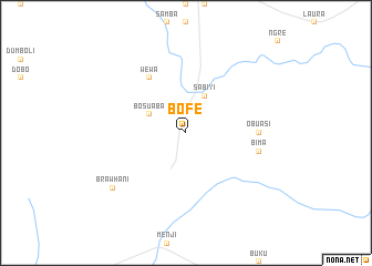 map of Bofe