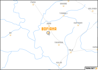 map of Bofiama