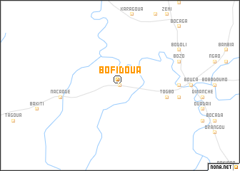 map of Bofidoua