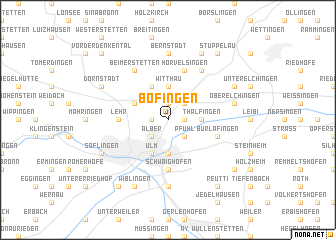 map of Böfingen