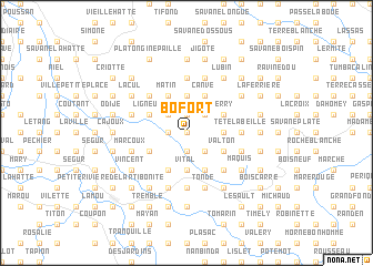 map of Bofort