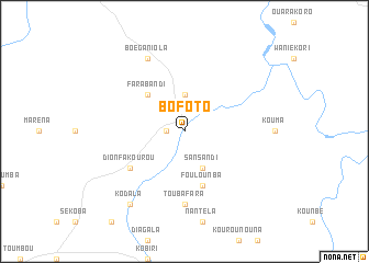 map of Bofoto