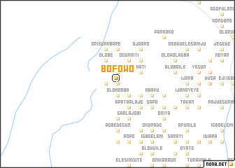 map of Bofowo