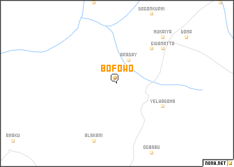 map of Bofowo