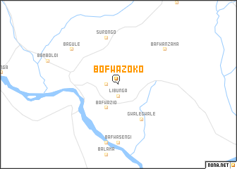 map of Bofwazoko