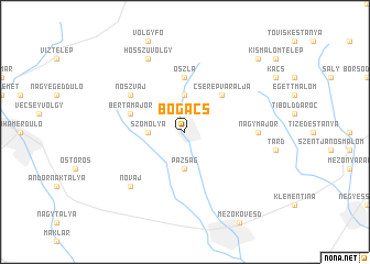 map of Bogács