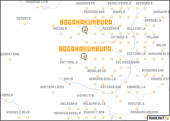 map of Bogahakumbura