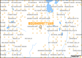 map of Bogahapattuwa