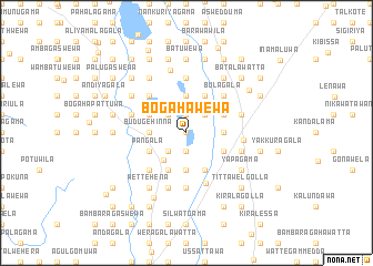 map of Bogahawewa