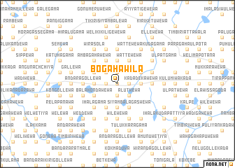 map of Bogahawila