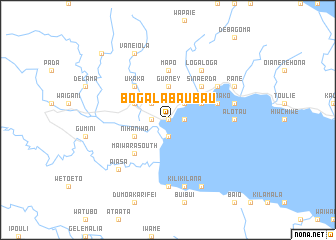 map of Bogala Baubau
