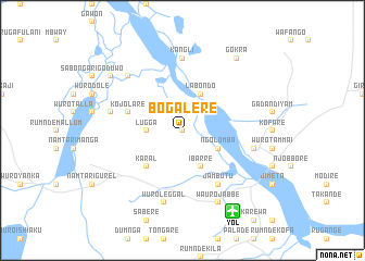 map of Bogalere