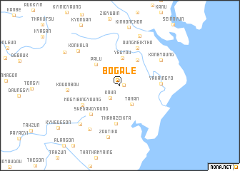 map of Bogale