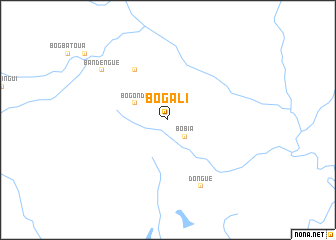 map of Bogali