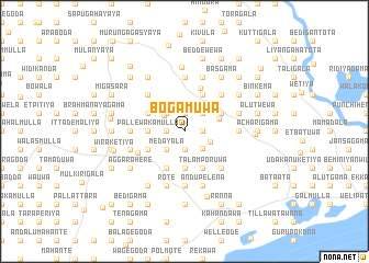 map of Bogamuwa