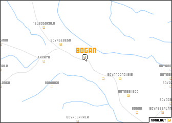 map of Bogan