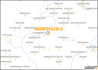 map of Bogarasszőlő