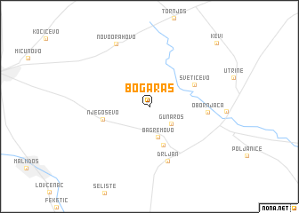 map of Bogaraš