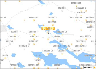 map of Bogård