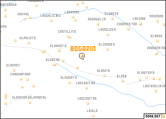 map of Bogarín