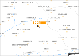 map of Bogarre