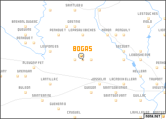 map of Bogas