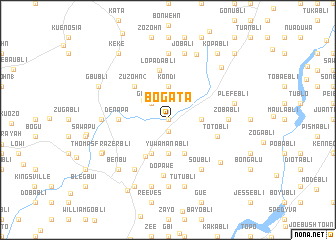 map of Bogata
