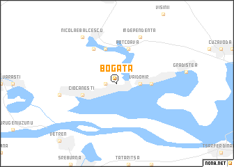 map of Bogata