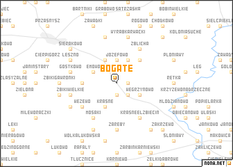 map of Bogate