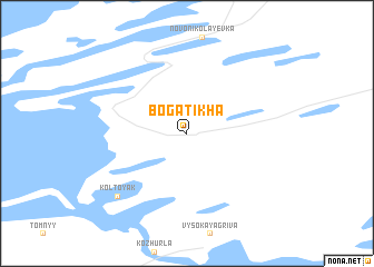 map of Bogatikha