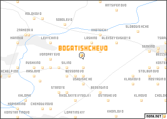 map of Bogatishchevo