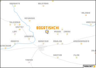 map of Bogatishchi