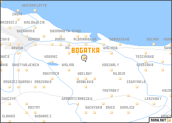 map of Bogatka