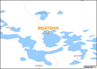 map of Bogatovka