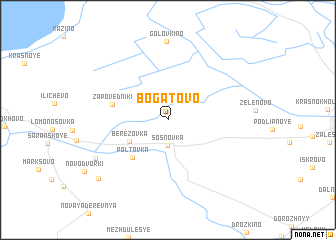 map of Bogatovo