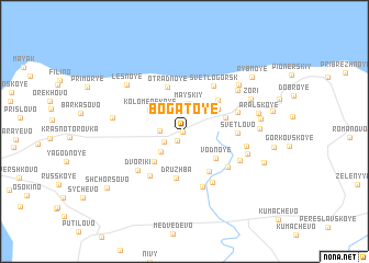 map of Bogatoye